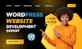 je créerai concevrai développerai un design de site web wordpress