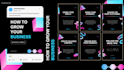 create custom, professional social media templates
