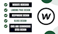 create responsive webflow website with a professional look