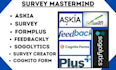 setup survey askia sogolytics feedbackly formplus cognito forms survey creator