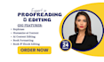 do book proofreading, ebook formatting, spell check and ai content editing