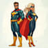 make super hero character design