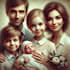draw a funny couple caricature portrait
