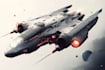 draw sci fi art and spaceship design