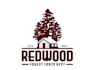 make awesome mountain cabin logo