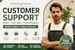 provide full time professional customer support