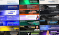 design premium linkedin banner and posts