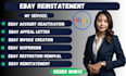 do ebay reinstatement, remove ebay mc999, ebay mc011 ebay mc113 ebay suspension