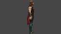 redesign 3d game character model,ue5, 3d texture, uv mapping, full rigging