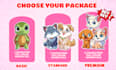cute chibi animal, pet or mascot