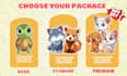 draw a custom chibi animal, pet or mascot