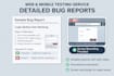 do web and mobile application testing