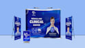 design trade show banner, backdrop, exhibition booth, retractable banner