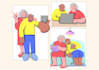 create vector illustration, character art and background art for brands