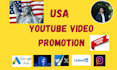 do youtube video promotion in USA