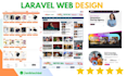 develop laravel website application