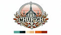 do beautiful church logo design