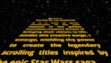 create a star wars style opening crawl