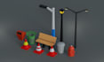 create simple 3d low poly props for your game or project