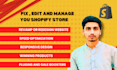 revamp shopify store or website for better conversions