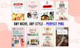 design 90 beautiful custom pinterest pins