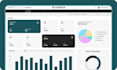 design a modern saas dashboard, admin panel, or web app UI in figma