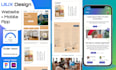 do UI UX website design and mobile app ui ux, dashboard ui ux