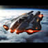 design spaceship, sci fi illustration and sci fi art