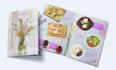 design a clean and modern restaurant menu