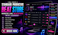 create a standard producers beat store website like beatstars with licenses