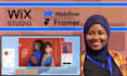 design wix website on wix studio, redesign wix, webflow, responsive framer