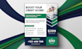 design credit repair and tax flyer