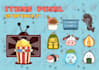 custom logo design, cartoon, chibi, and anime illustrations