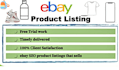 do ebay listing, ebay seo listing, ebay lister