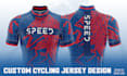 do custom sublimation and cycling uniform design