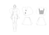create professional fashion technical drawings