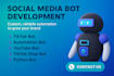 develop instagram api bot social media bot python bot tiktok bot telegram bot