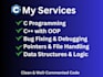 do c programming tasks oop and bug fixing
