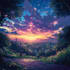 draw anime background for visual novel, vtuber or game