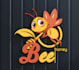 do honey bee logo design for you