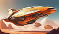 draw sci fi vehicle design and spaceship concept art
