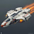 draw high quality spaceship concept