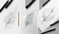 create arabic and persian minimal calligraphy tattoo
