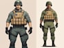 draw military themed illustrations