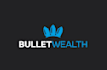 create custom modern and creative bullet wealth logo design