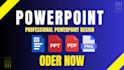 create modern powerpoint presentation