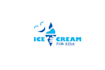 design modern professional ice cream logo with copyrights