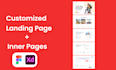 design stunning  website uiux design in figma