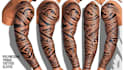 create your custom tribal polynesian tattoo sleeve