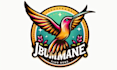 make unique hummingbird logo design